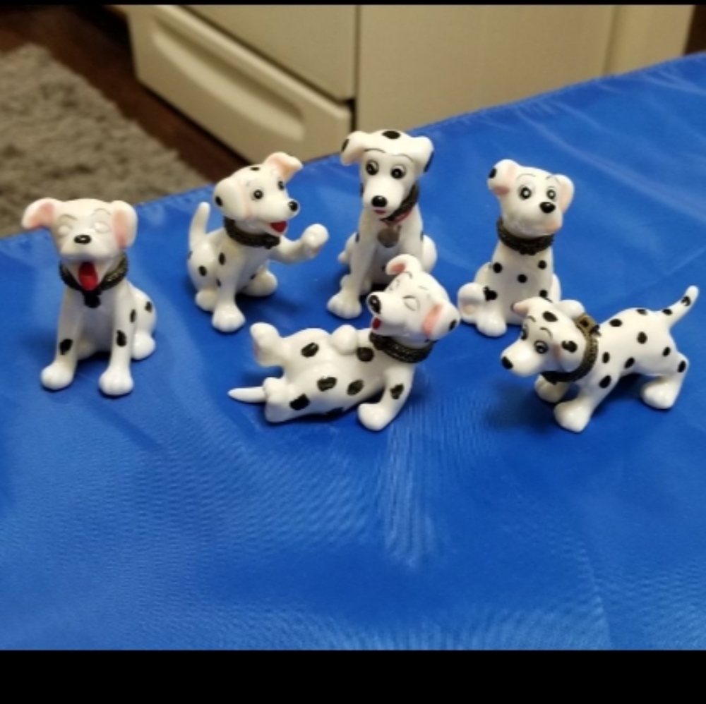 Dalmatian trinket box set (set of 6)